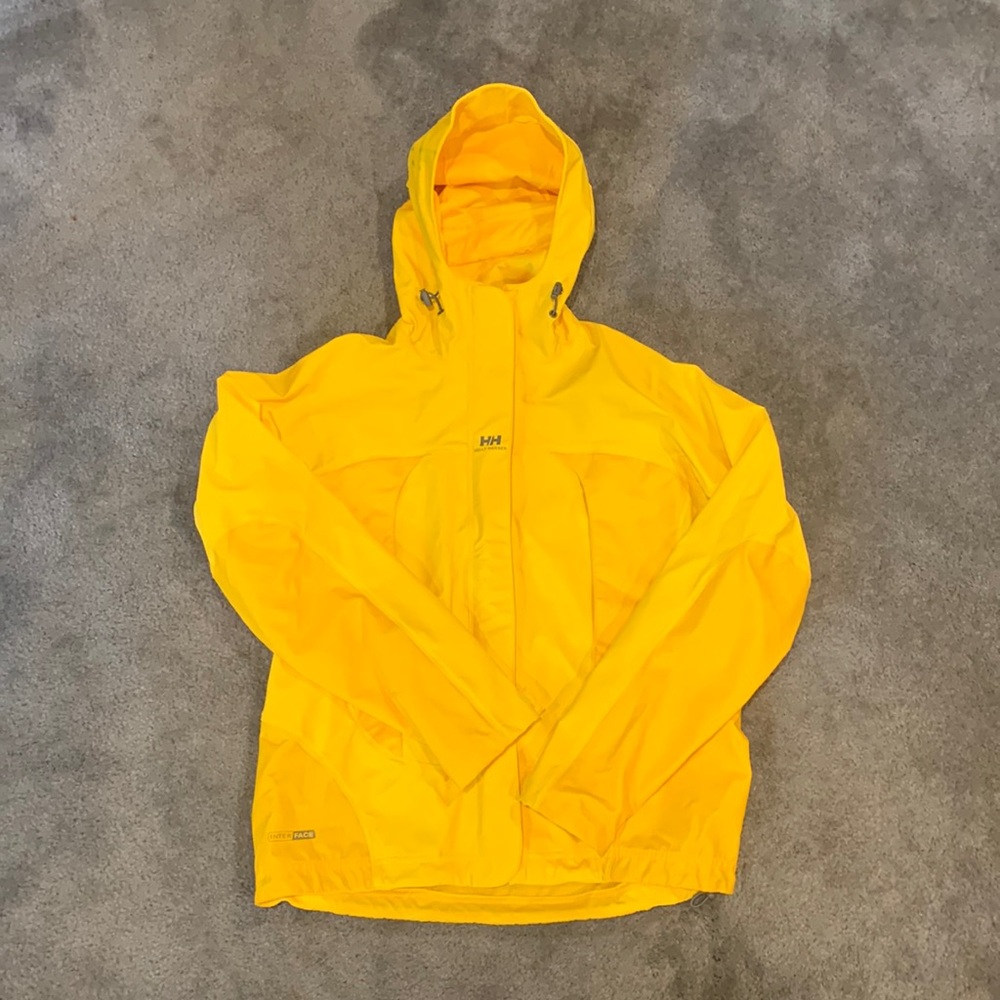 Helly Hansen Yellow Rain Jacket - image 1